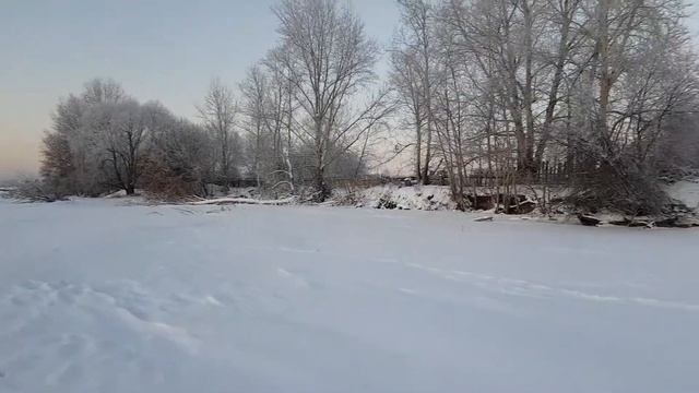 Скрип снега на морозе смотреть онлайн