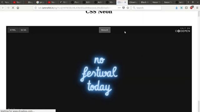 10+ CSS Glow Text Effects смотреть онлайн