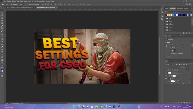How To Make A CS:GO Thumbnail Photoshop 2022 смотреть онлайн
