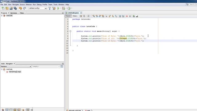 SIZEOF Operator in Java - Program to Find size of Keywords - Java Tutorials смотреть онлайн