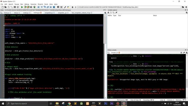 1000 Baris - Face Recognition PYTHON Using Dlib & OpenCV (thread and process) смотреть онлайн