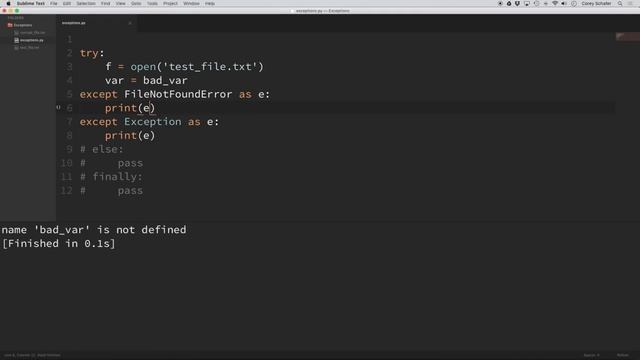 Python Tutorial Using Try Except Blocks for Error Handling смотреть онлайн