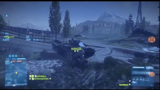 Battlefield 3 Armored Kill Glitch - Sticky Tanks смотреть онлайн