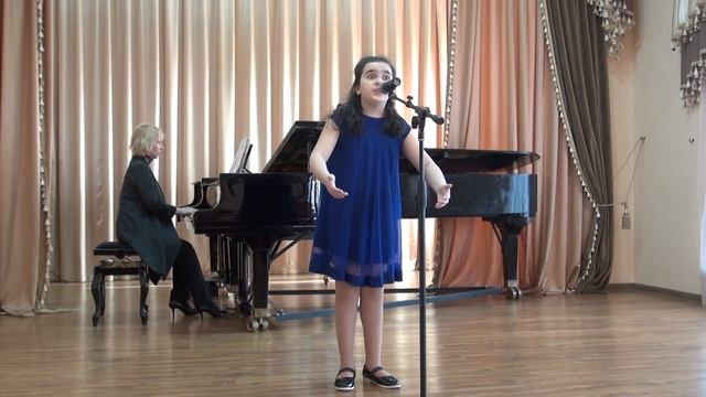 Потапова Екатерина муз.А.Аренского, сл.В.Жуковского Птичка летает смотреть онлайн