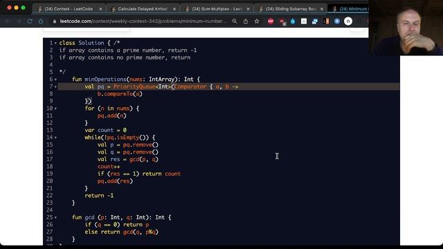 Leetcode Contest 342 in Kotlin (Q1 & Q2 only) смотреть онлайн