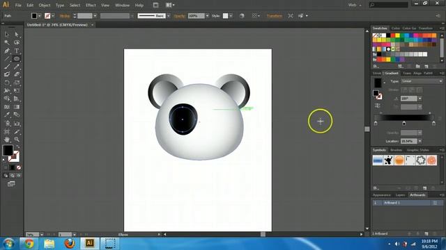 Illustrator CS6 & CC - Create Cartoon Characters Tutorial смотреть онлайн