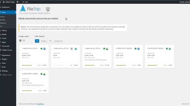 Filetrip Plugin - A Single Feature of Wordpress Cloud (FDC) in 20 seconds смотреть онлайн