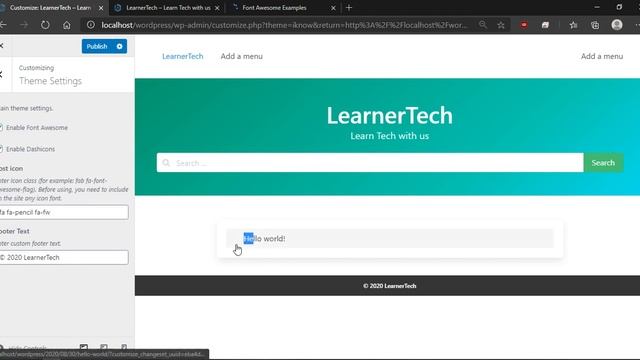 How to add font-awesome in WordPress website смотреть онлайн