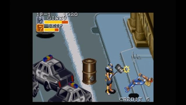 Super Nintendo (Snes) 16-bit Captain Commando Stage 1 City