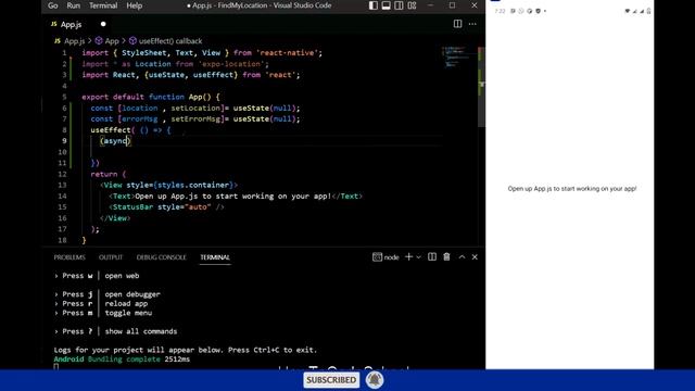 How To Detect User Location In React Native Android App [HowToCodeSchool.com] смотреть онлайн