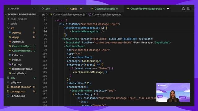 Build scheduled messages with the Sendbird UIKit for React | In app chat | JavaScript chat SDK смотреть онлайн