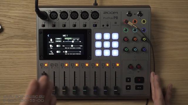 Портастудия Zoom PodTrak P8