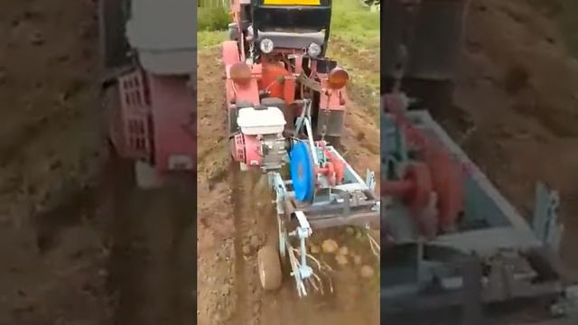 Самодельная картофелекопалка с двигателем смотреть онлайн