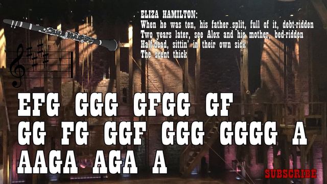 Hamilton - Alexander Hamilton - Bb Clarinet {Notes} смотреть онлайн