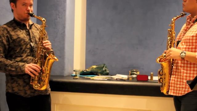 Baptiste Herbin Saxophone Jazz Lesson to Gerry Lopez in Paris смотреть онлайн