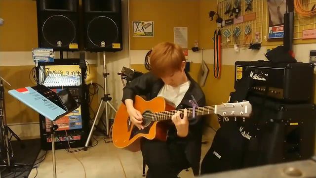 Brave Shine/Aimer(Short ver.) solo guitar cover смотреть онлайн