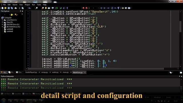 Python Tutorial : How to make calculator with Pyqt5 смотреть онлайн