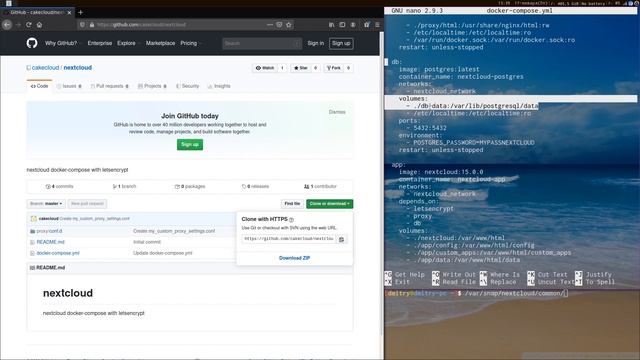 NextCloud. Часть 8. Переводим облако в Docker (docker-compose) смотреть онлайн