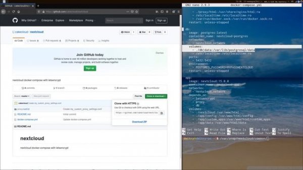 NextCloud. Часть 8. Переводим облако в Docker (docker-compose)
