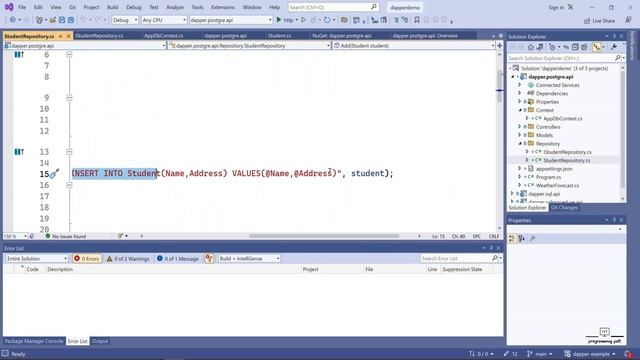 Developing a Dapper Based RESTful Web API with ASP.NET Core & PostgreSQL for CRUD Operations | NET смотреть онлайн