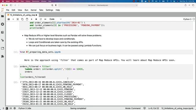 Programming Essentials Python - Manipulating Collections - Limitations of using loops смотреть онлайн