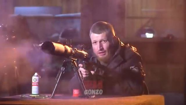 Контрснайперская винтовка Дончанка производства ДНР - испытание провел Семен Пегов WarGonzo