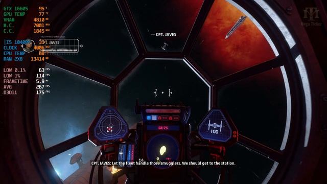 Star Wars Squadrons | GTX 1660 Super | i5 10400f | Benchmark смотреть онлайн