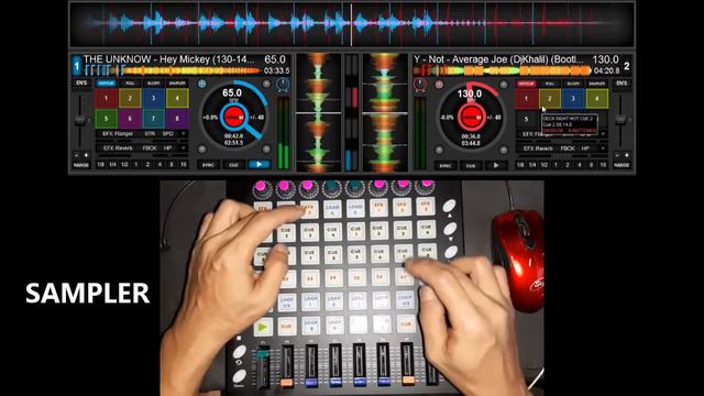Worlde Orca Pad48 LaunchPad on Virtual DJ Short Demo смотреть онлайн