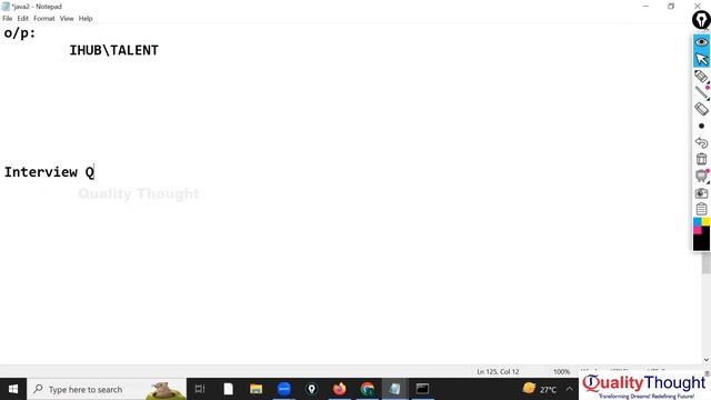 Escape Sequences or Escape Characters in java | Core Java Tutorial for Beginners | Session - 04 смотреть онлайн