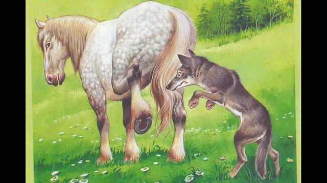 Конь и волк. Басня по мотивам басен Эзопа в пересказе Е. Каргановой. смотреть онлайн