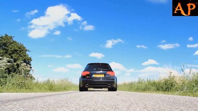 Audi RS4 B7 4.2 V8 (420 HP) vs. Audi RS6 C6 5.0 V10 (580 HP) (0-300+) acceleration, sound смотреть онлайн