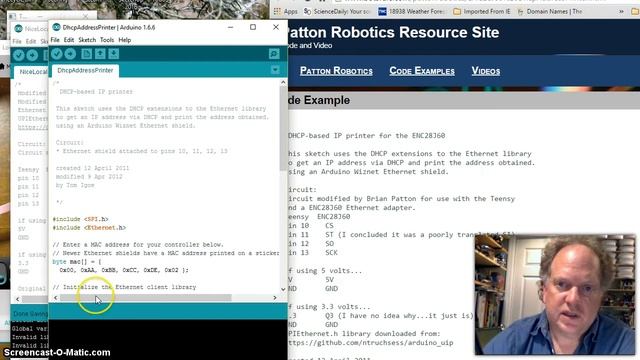 ENC28J60 Ethernet Connection with a Teensy. Video 1 смотреть онлайн