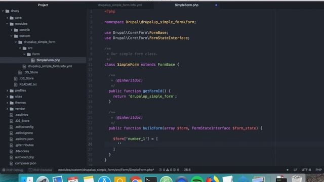 Drupal 8 Programatically created custom form. смотреть онлайн