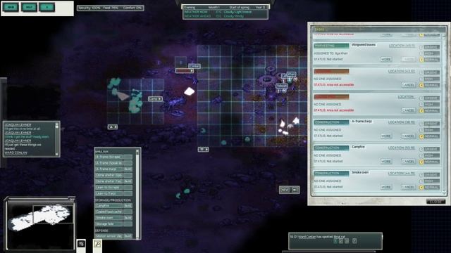 Unclaimed World - Dwarf Fortress like Sci Fi indie game (2015) смотреть онлайн