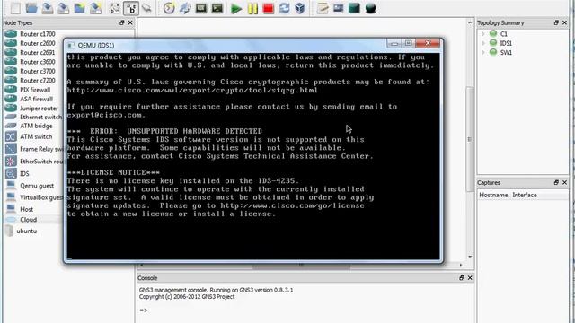 Запускаем IPS/IDS в GNS3 смотреть онлайн