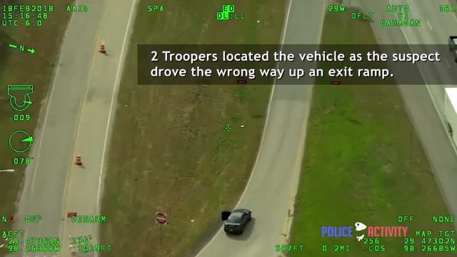 Texas Police Helicopter Video Captures Shootout on Highway смотреть онлайн