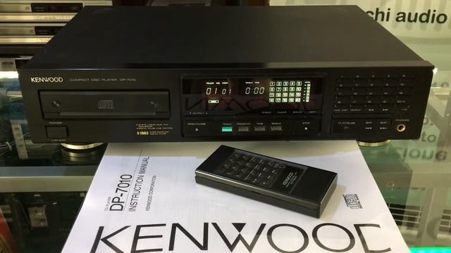 Kenwood DP 7010, lettore CD anno di produzione 1989. Un vintage giapponese di classe. смотреть онлайн