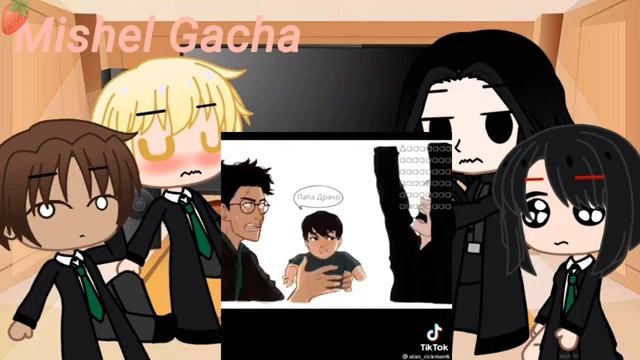 ● Реакция Слизеринцев на тик ток ● Gacha Club ● смотреть онлайн
