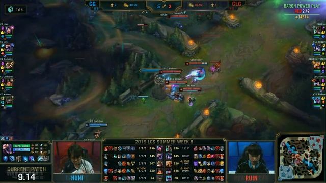 CG vs CLG Highlights | LCS Summer 2019 Week 8 Day 1 | Clutch Gaming vs Counter Logic Gaming смотреть онлайн