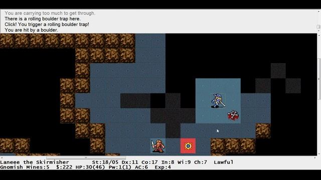 NetHack (UnNetHack) - НетХак с модами, очень хороший форк. смотреть онлайн