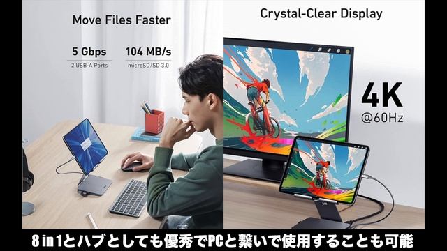 【新製品情報】Ankerの神iPadスタンド！6月登場のAnker 551 USB-C HUB紹介！ смотреть онлайн