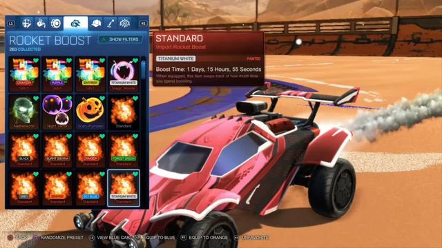 EVERY PAINTED STANDARD BOOST IN ROCKET LEAGUE !!!