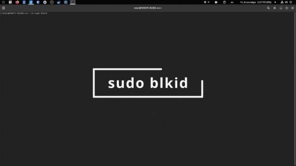 Linux форматирование, добавление нового диска TERMINAL