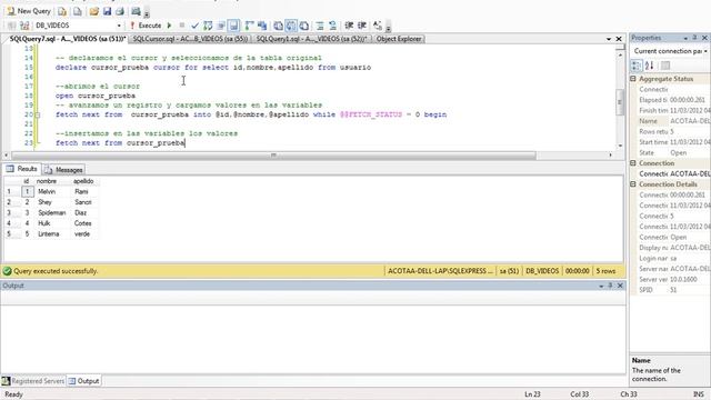 SQL CURSOR by Mel смотреть онлайн