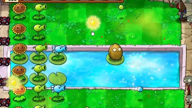 Plants vs Zombies уровень 3-2 смотреть онлайн