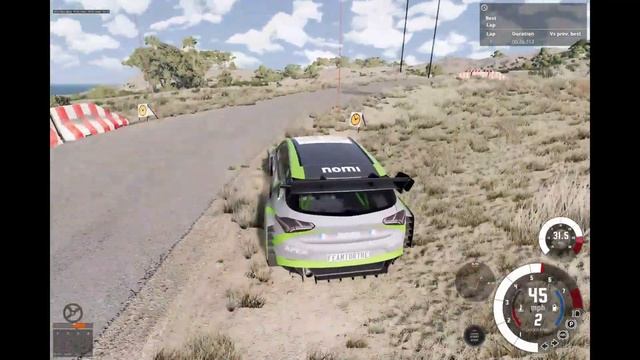 BeamNG.Drive Rally - Small Island Mixed Stage 1 (0:47:822) смотреть онлайн