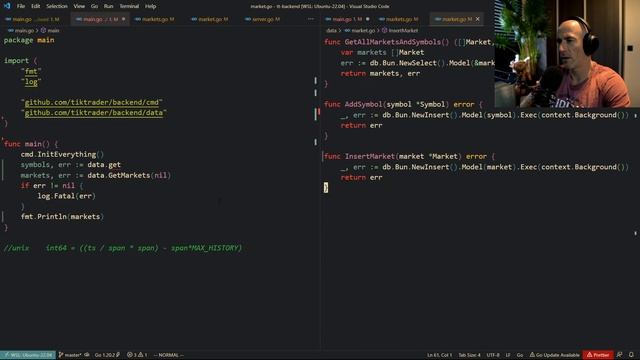 Tik Trader Live DEV Market API Golang Svelte Kit смотреть онлайн