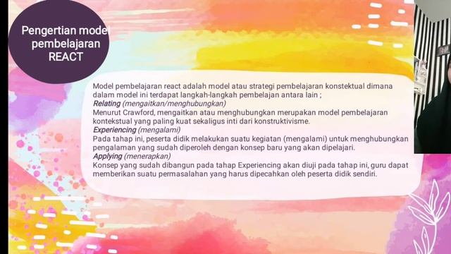 model pembelajaran REACT смотреть онлайн