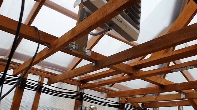 Устанавливаем Volcano VR 1 AС (5-30 KW) +  Вентиляция теплицы .