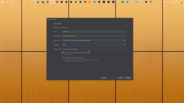 #6 Android Kotlin Development: From Zero to Hero 2022 [Arabic] | Create First Project смотреть онлайн